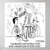 Ik heb gemeten in metriek, je hebt het niet gemete poster (Voorkant)