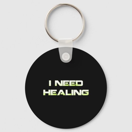 Ik heb genezing nodig videogame gaming shirt grapp sleutelhanger (Voorkant)