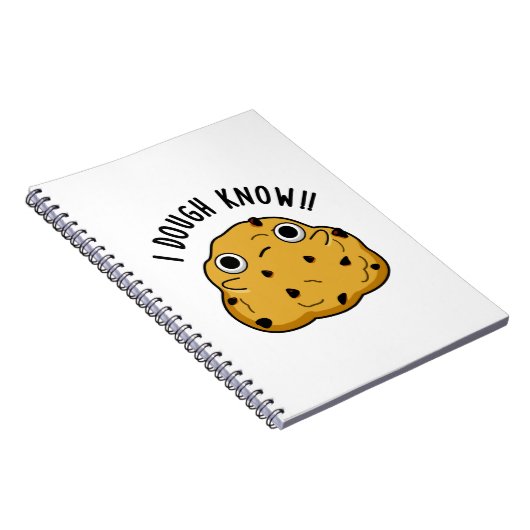 Ik heb genoeg Know Funny Baking Pun Notitieboek (Rechterzijde)