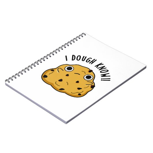 Ik heb genoeg Know Funny Baking Pun Notitieboek (Linkerzijde)