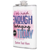 Ik heb genoeg nagedacht voor vandaag... citaat gra heupfles (Links)