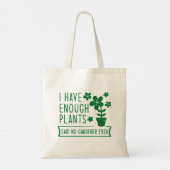 Ik heb genoeg Planten Tote Bag (Achterkant)