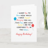 Ik heb genoten van het irriteren van je Happy Birt Feestdagen Kaart (Voorkant)