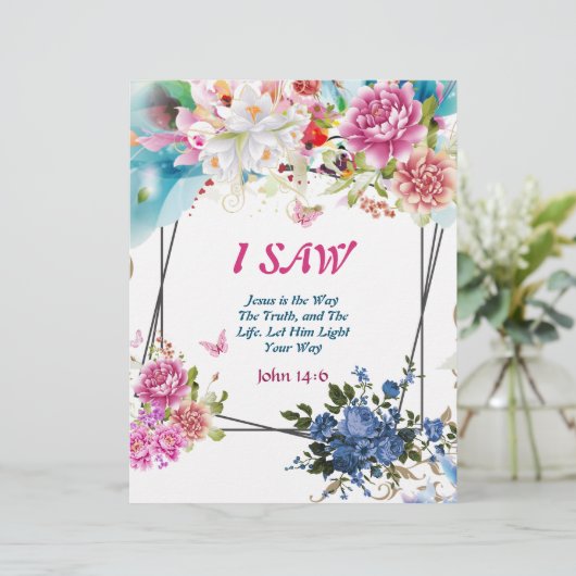 Ik heb gepersonaliseerd Briefpapier papier gezien (Staand voorkant)