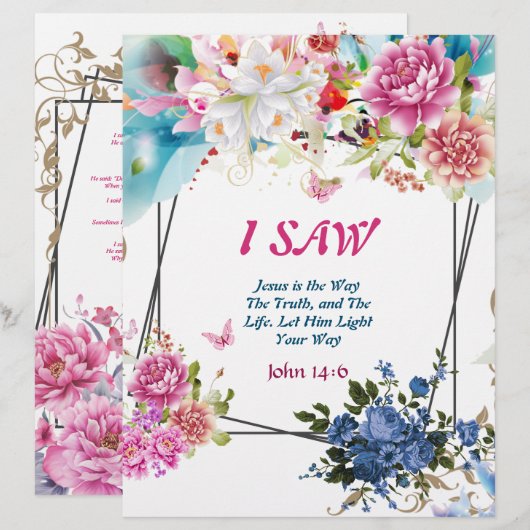 Ik heb gepersonaliseerd Briefpapier papier gezien (Voorkant / Achterkant)