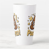 Ik heb gepoept latte mok (Voorkant)