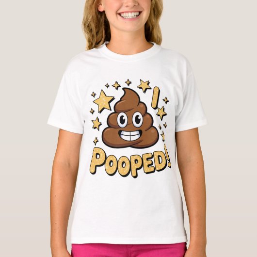 Ik heb gepoept t-shirt (Voorkant)