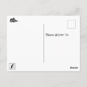 Ik heb geprobeerd een grappige wijnprijsopgave uit briefkaart (Achterkant)