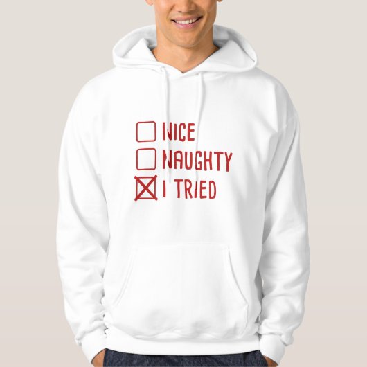 Ik heb geprobeerd hoodie (Voorkant)