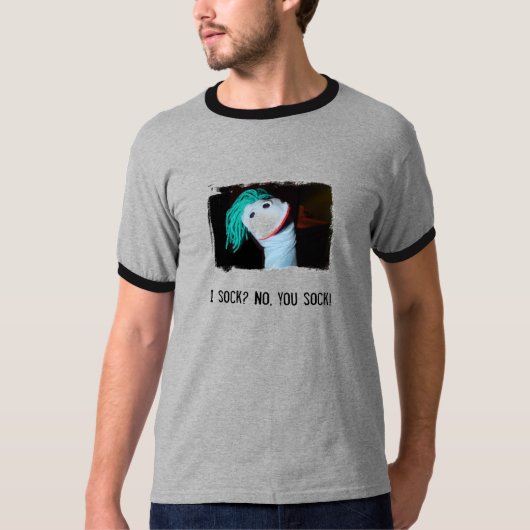 Ik heb gesokt? Nee, je sock. T-shirt (Voorkant)