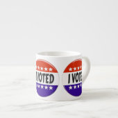 Ik heb gestemd espresso kop (Voorkant rechts)