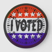 Ik heb gestemd grote klok (Voorkant)