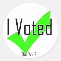 Ik heb gestemd. Heb je dat gedaan?