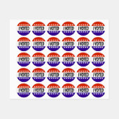 Ik heb gestemd labels (Vel)