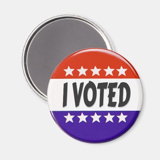 Ik heb gestemd magneet (Voorkant / Achterkant)