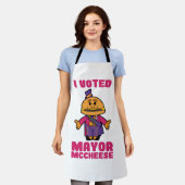 Ik heb gestemd op burgemeester Mccheese Schort (Gedragen)