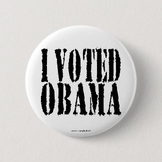 Ik heb gestemd over de OBAMA-knop Ronde Button 5,7 Cm