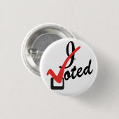 Ik heb gestemd ronde button 3,2 cm (Voorkant /achterkant)