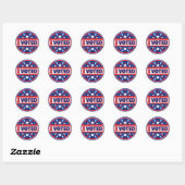 Ik Heb Gestemd Ronde Sticker (Vel)