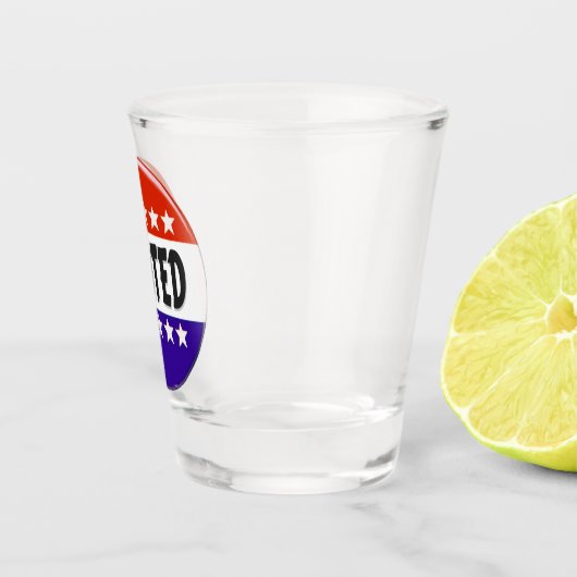 Ik heb gestemd shot glas (Rechts)