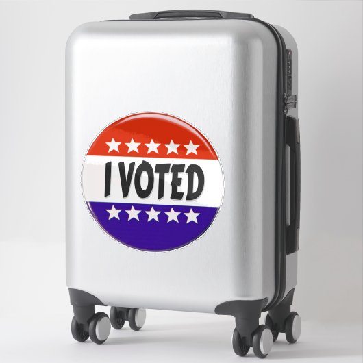 Ik heb gestemd sticker (Koffer)