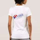 Ik heb gestemd t-shirt (Achterkant)