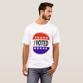 Ik heb gestemd t-shirt (Voorkant volledig)