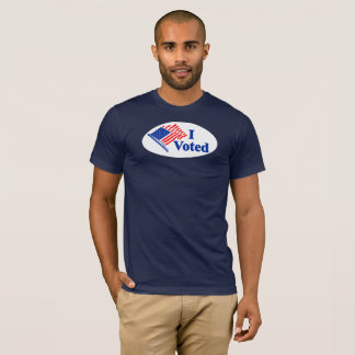 Ik Heb Gestemd Verenigde Staten Vlag Donker T-shirt