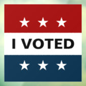 Ik heb gestemd Verkiezingssticker Raamsticker (Vel 3)