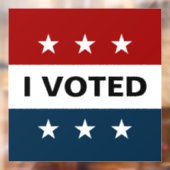 Ik heb gestemd Verkiezingssticker Raamsticker (Vel 2)