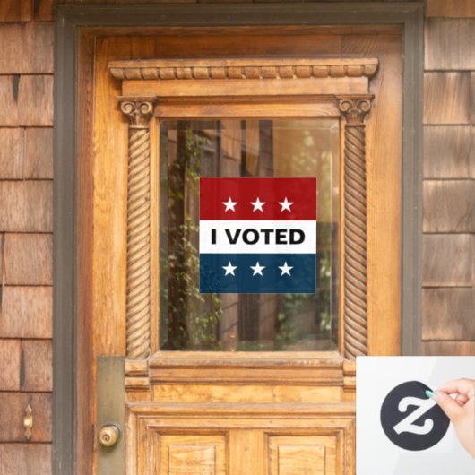 Ik heb gestemd Verkiezingssticker Raamsticker (Huis Deur)