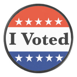 Ik heb gestemd voor 2024 verkiezingen hockey puck