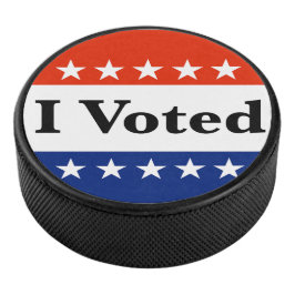 Ik heb gestemd voor 2024 verkiezingen hockey puck