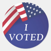 Ik heb gestemd voor 2024 verkiezingen ronde sticker (Voorkant)