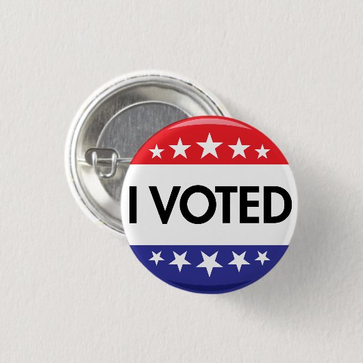 Ik heb gestemd voor de Button 2020-verkiezingen (Voorkant /achterkant)