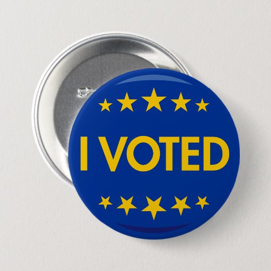 Ik heb gestemd voor de Button Europa-verkiezingen  (Voorkant /achterkant)
