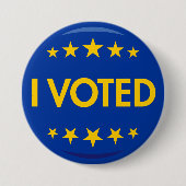 Ik heb gestemd voor de Button Europa-verkiezingen  (Voorkant)