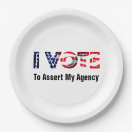 Ik heb gestemd voor mijn bureau 2026 papieren bordje