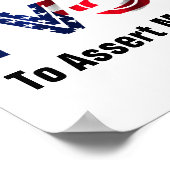 Ik heb gestemd voor mijn bureau 2026 poster (Hoek)