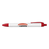 Ik heb gestemd zwarte inkt pen (Bovenkant)