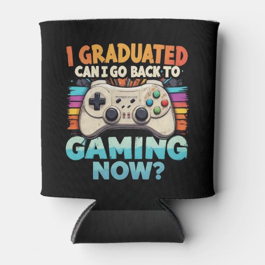 Ik heb gestudeerd en kan nu teruggaan naar gamer blikjeskoeler (Voorkant)