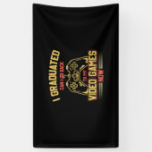 Ik heb gestudeerd en kan terug naar mijn videogame spandoek (Verticaal)