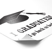 Ik heb gestudeerd. Kan ik nu naar bed gaan? Foto Afdruk (Hoek)