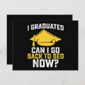 Ik heb gestudeerd... kan ik terug naar het Afstude Briefkaart (Voorkant / Achterkant)