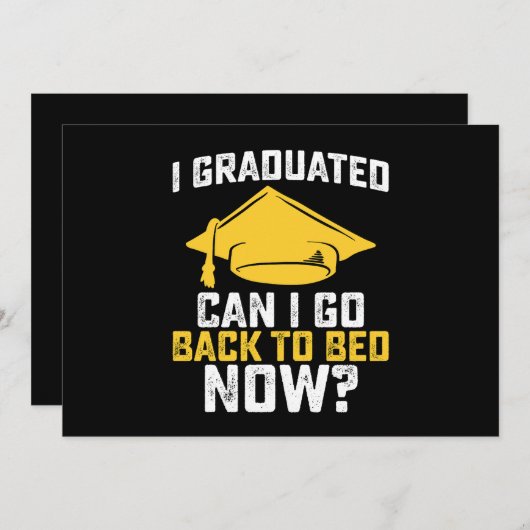 Ik heb gestudeerd... kan ik terug naar het Afstude Kaart (Voorkant / Achterkant)