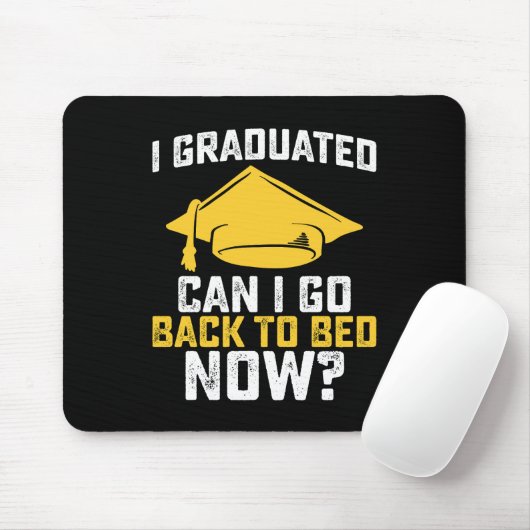 Ik heb gestudeerd... kan ik terug naar het Afstude Muismat (Met muis)