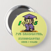 Ik heb gestudeerd - ronde button 4,0 cm (Voorkant /achterkant)