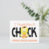 Ik heb gevochten als een overlevingsmiddel tegen b briefkaart (Staand voorkant)