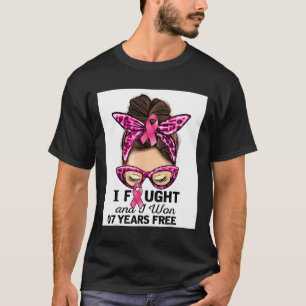 Ik heb gevochten en ik heb 7 jaar gratis rommelige t-shirt