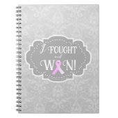 Ik heb gevreesd en gewonnen | Borstkanker Overlevi Notitieboek (Voorkant)